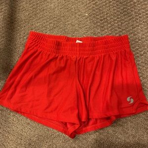 Red soffee shorts